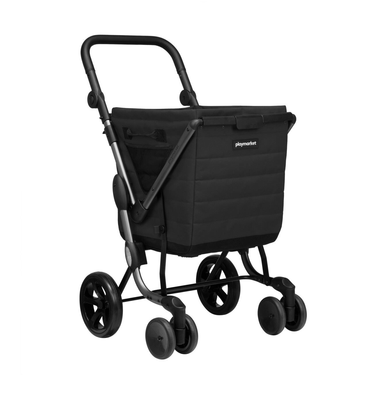 Carrito de la compra de diseño Playmarket We Go en color rojo.