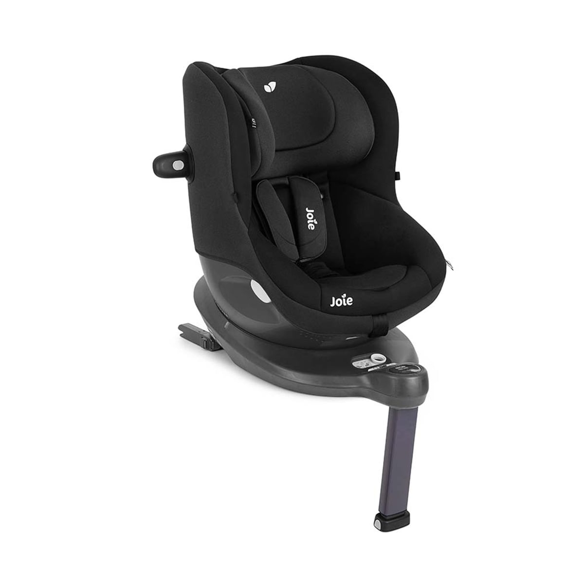 Joie Spin 360 i-Size car seat in black.