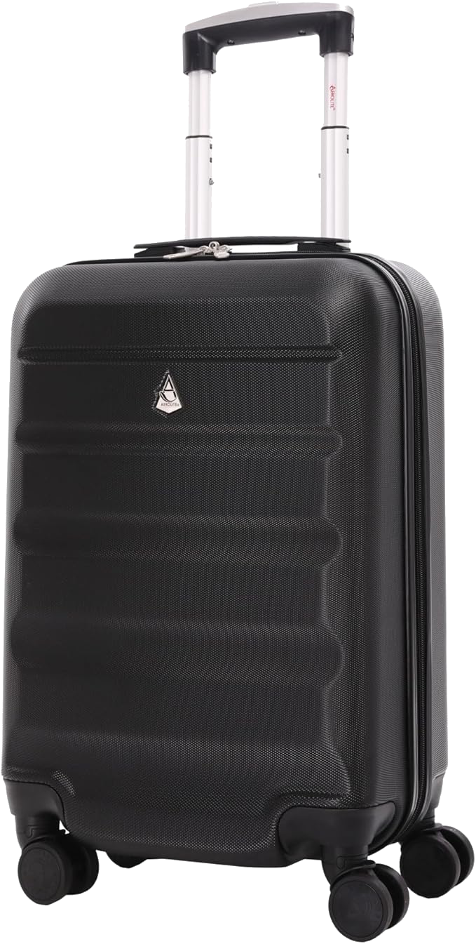 Aerolite cabin suitcase in navy blue color.