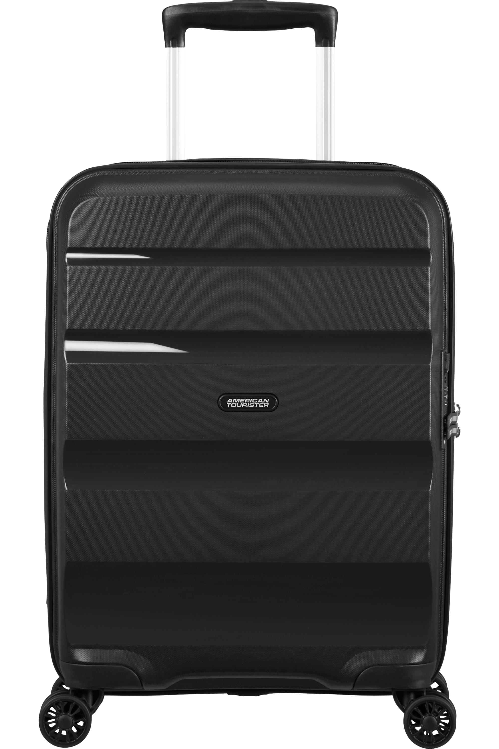 American Tourister Bon Air hard suitcase in blue color.